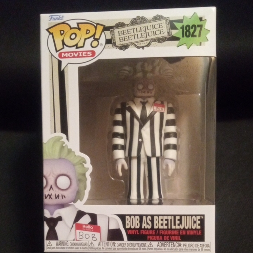 Funko Pop Bob as Beetlejuice with Green Hair